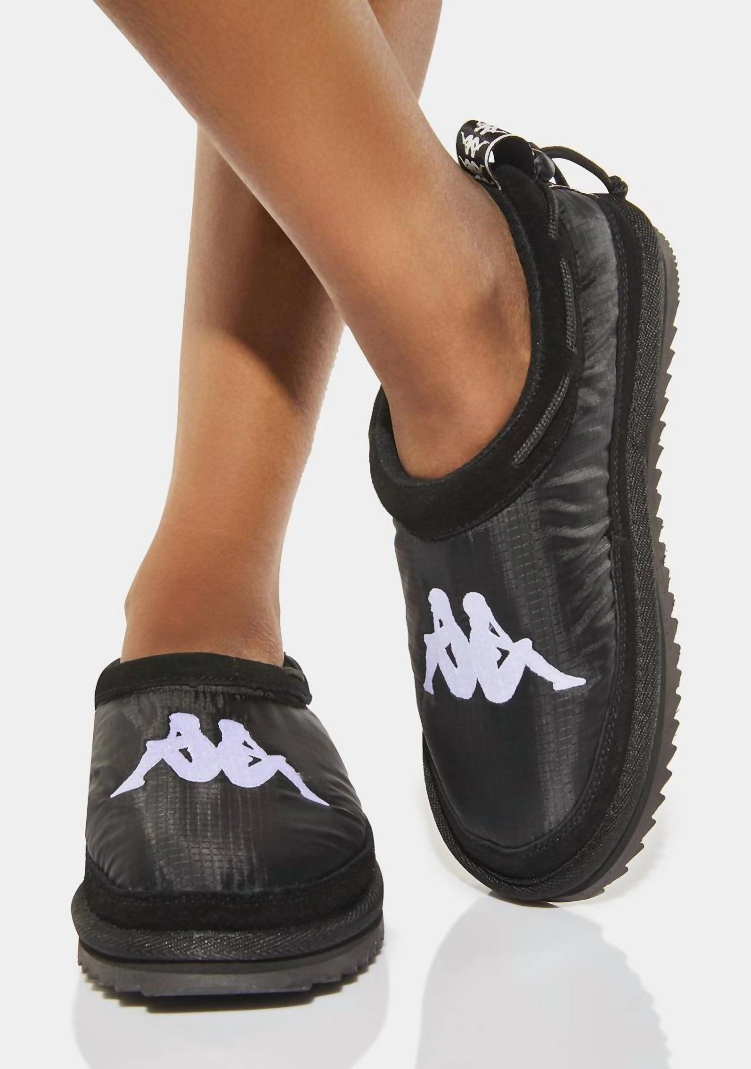 Women's Kappa Authentic Mule 3 Slippers In Black