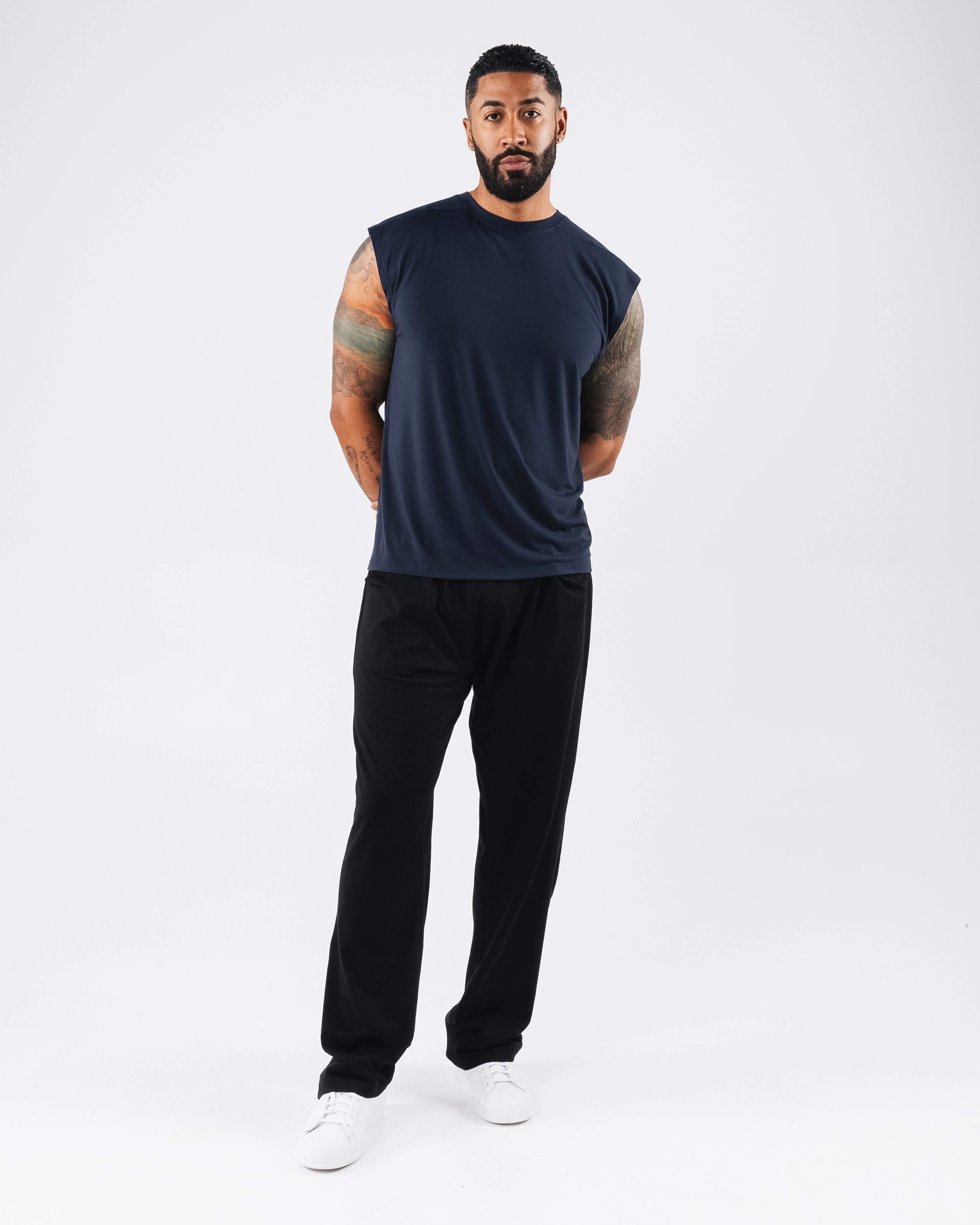 Zero Accent Tank - Dark Navy