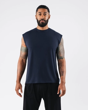 Zero Accent Tank - Dark Navy