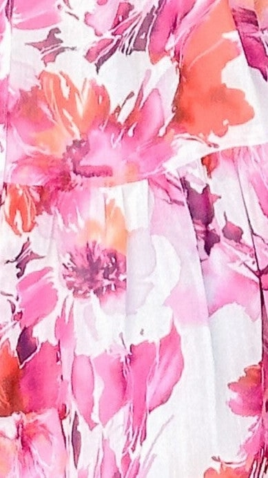 Zoi Mini Dress - Pink Floral